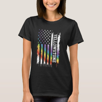Yellowstone Vereinte Staaten Rainbow in den USA T-Shirt