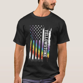 Yellowstone Vereinte Staaten Rainbow in den USA T-Shirt