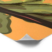 Yellowstone Vintage Poster (Ecke)