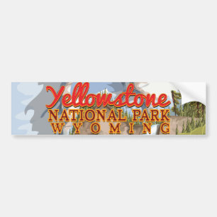 Yellowstone Vintage Poster Autoaufkleber