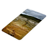 YELLOWSTONE-VULKANLANDSCHAFT MAGNET (Linke Seite)