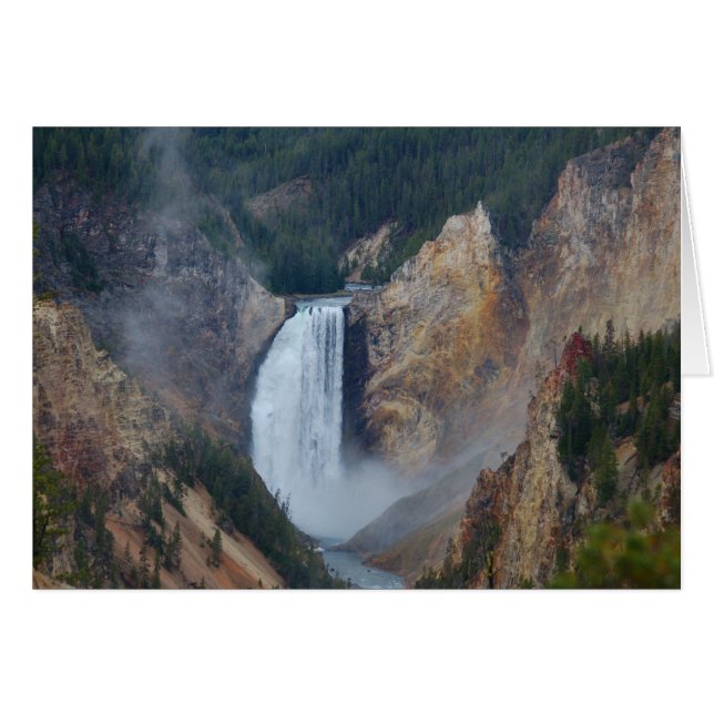 Yellowstone Wasserfall (Vorderseite (Horizontal))