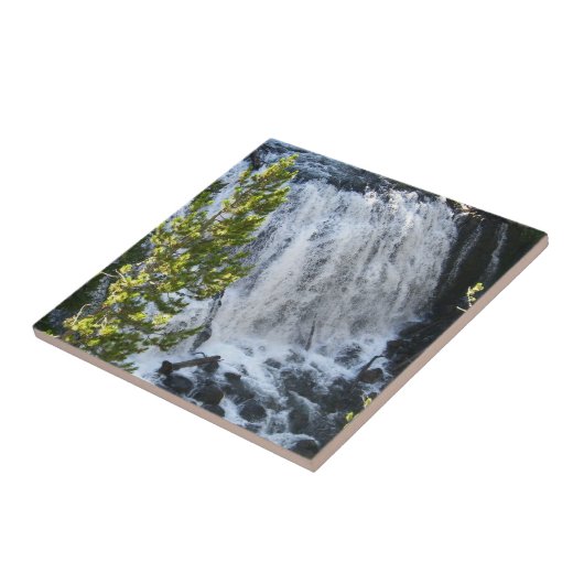 Yellowstone Wasserfall Fliese (Seite)