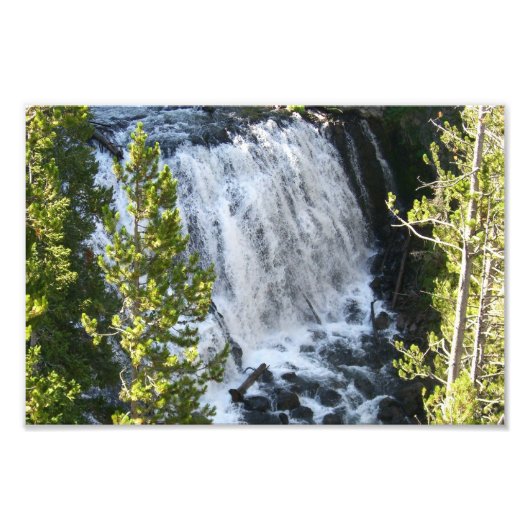 Yellowstone Wasserfall Fotodruck (Vorne)