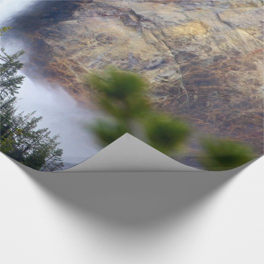 YELLOWSTONE-WASSERFALL GESCHENKPAPIER (Ecke)