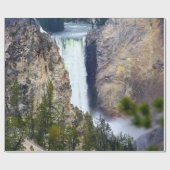 YELLOWSTONE-WASSERFALL GESCHENKPAPIER (Flach)