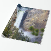 YELLOWSTONE-WASSERFALL GESCHENKPAPIER (Ungerollt)