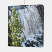 Yellowstone Wasserfall Keramikornament (Links)