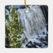 Yellowstone Wasserfall Keramikornament (Vorderseite)