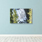 Yellowstone Wasserfall Leinwanddruck (Insitu (Holzboden))