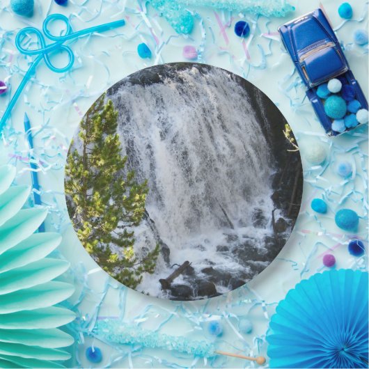 Yellowstone Wasserfall Pappteller (Party)