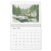 YELLOWSTONE WATERCOLORS 2026 CALENDAR KALENDER (Mär 2026)