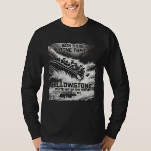 Yellowstone White Water Rafting River Rapids Monta T-Shirt