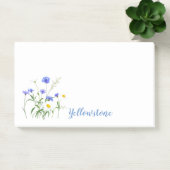 Yellowstone-Wildblumen Post-it-Notes Post-it Klebezettel (Büro)