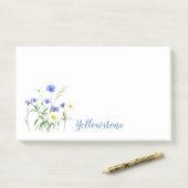 Yellowstone-Wildblumen Post-it-Notes Post-it Klebezettel (Auf Schreibtisch)