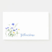 Yellowstone-Wildblumen Post-it-Notes Post-it Klebezettel (Vorderseite)