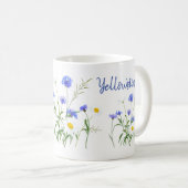 Yellowstone Wildblumen Tasse (VorderseiteRechts)