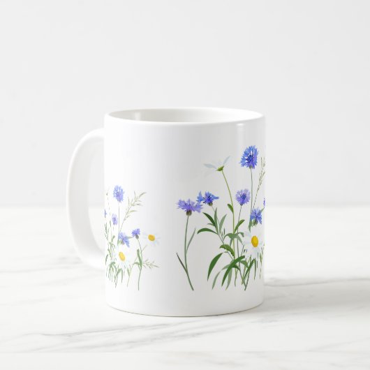 Yellowstone Wildblumen Tasse (Vorderseite Links)