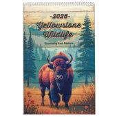 Yellowstone Wildlife Calendar Kalender (Titelbild)