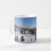 Yellowstone Winterlandschaft Fotografie Kaffeetasse (Vorderseite Links)
