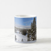 Yellowstone Winterlandschaft Fotografie Kaffeetasse (Mittel)