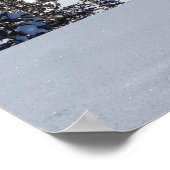 Yellowstone Winterlandschaft Fotografie Poster (Ecke)