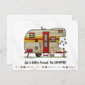 Yellowstone-Wohnwagenanhänger HSH Postkarte (Vorne/Hinten)