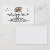Yellowstone-Wohnwagenanhänger M Visitenkarte (Vorne/Hinten)