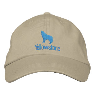 Yellowstone-Wolf bestickte Baseballkappe