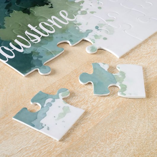 Yellowstone Wolf Jigsaw Puzzle (Seite)