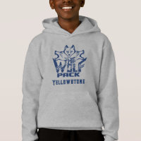 Yellowstone Wolf, Junge mit Top Hooded Sweatshirt