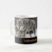 Yellowstone-Wolf-Kaffee-Tasse Kaffeetasse (Vorderseite Links)