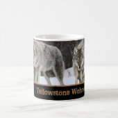 Yellowstone-Wolf-Kaffee-Tasse Kaffeetasse (Mittel)