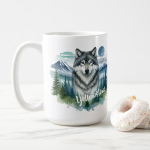 Yellowstone Wolf Kaffeetasse