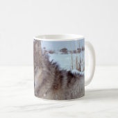 Yellowstone-Wolf Kaffeetasse (VorderseiteRechts)