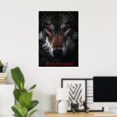 Yellowstone Wolf Poster Art (Heimbüro)