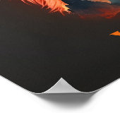 Yellowstone Wolf Poster Art (Ecke)