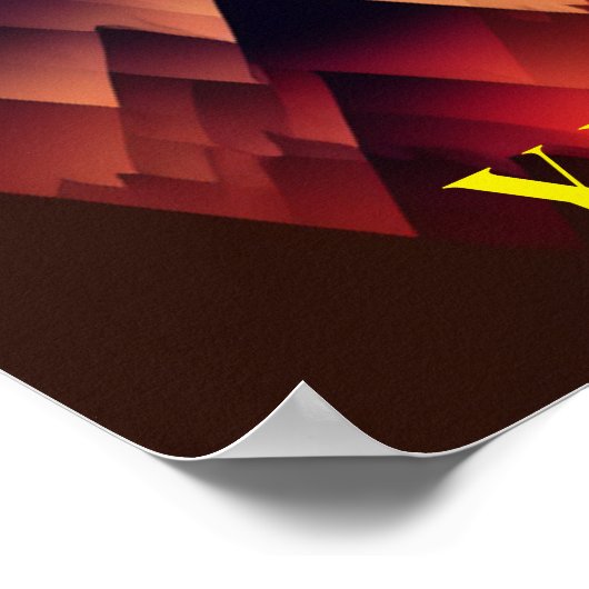 Yellowstone Wolf Poster Art (Ecke)