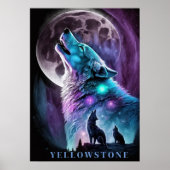 Yellowstone Wolf Poster Art (Vorne)