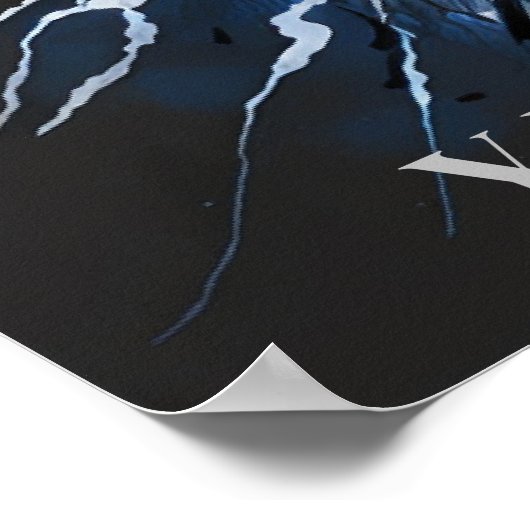 Yellowstone Wolf Poster Art (Ecke)