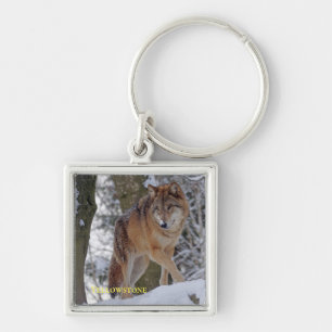 Yellowstone-Wolf-Schlüsselanhänger Schlüsselanhänger