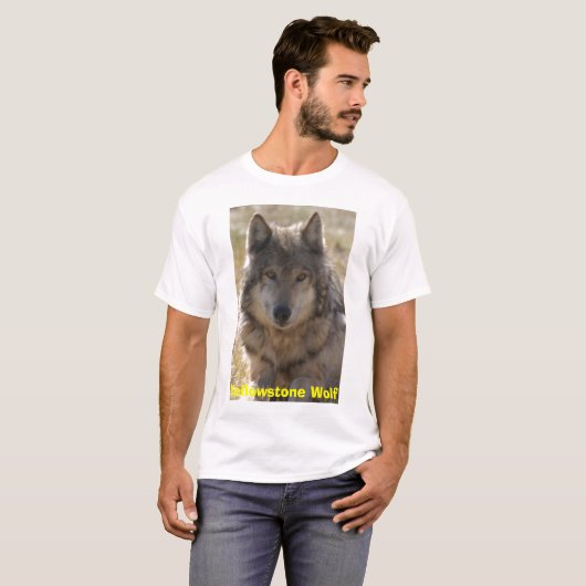 Yellowstone-Wolf T-Shirt (Vorne ganz)