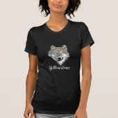 Yellowstone Wolf, T - Shirt der Frauen (Vorderseite)