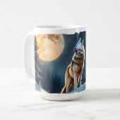 Yellowstone Wolf-Tasse Kaffeetasse (Vorderseite Links)