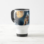 Yellowstone Wolf Travel Mug Reisebecher (Vorderseite Links)