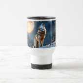 Yellowstone Wolf Travel Mug Reisebecher (Mittel)