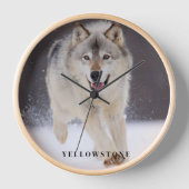 Yellowstone Wolf Uhr (Vorderseite)