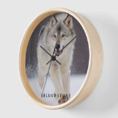 Yellowstone Wolf Uhr (Winkel)
