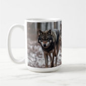 Yellowstone Wölfe Kaffeepause Tasse (Links)