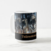 Yellowstone Wölfe Kaffeepause Tasse (Vorderseite Links)